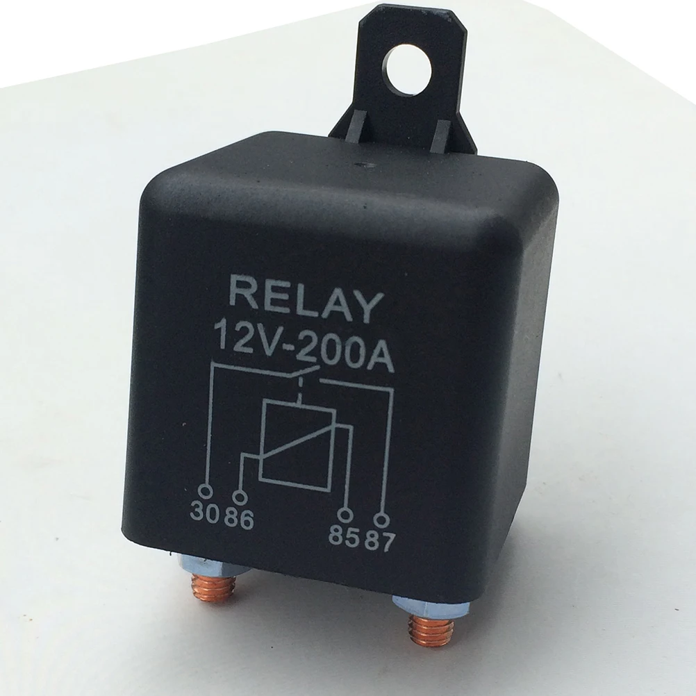 200A 4-Pin Starting Relay Car Auto Isolator On/Off Saver For Vehicles Forklifts Mowers Black Waterproof 12V Automotive
200A 4-Pin Starting Relay Car Auto Isolator On/Off Saver For Vehicles Forklifts Mowers Black Waterproof 12V Automotive