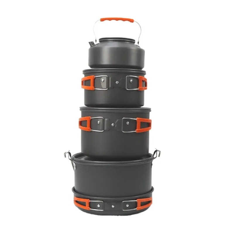 Camping Gear 450ml Camping Cooking Set Cookware Kit Outdoor Cookware Set With Pots, Kettle for Outdoor Cooking
Camping Gear 450ml Camping Cooking Set Cookware Kit Outdoor Cookware Set With Pots, Kettle for Outdoor Cooking