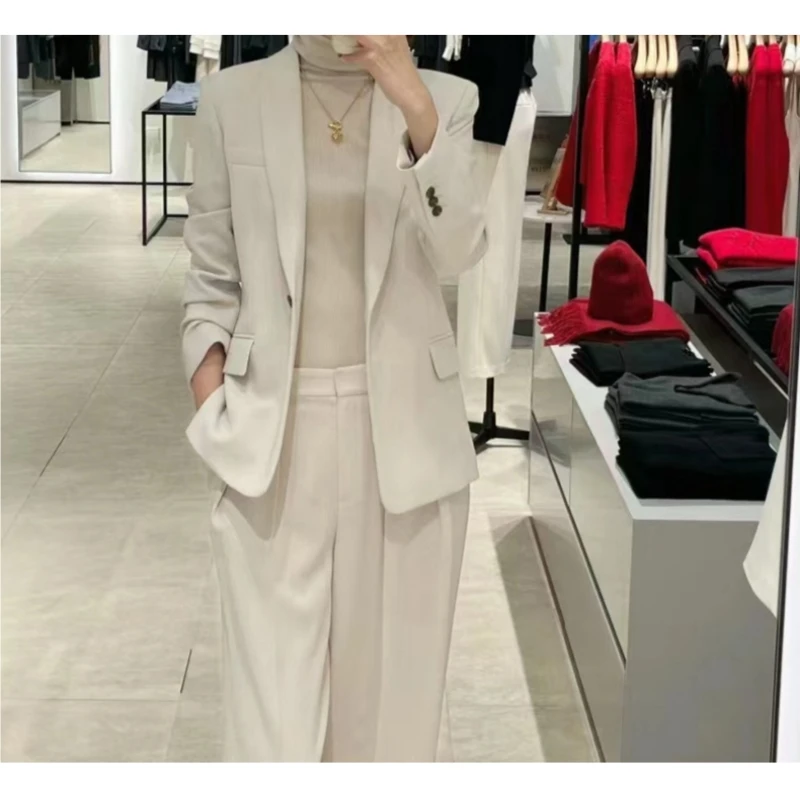 25 year spring/summer new item triacetate blend classic one button green fruit collar women's suit jacket
25 year spring/summer new item triacetate blend classic one button green fruit collar women's suit jacket