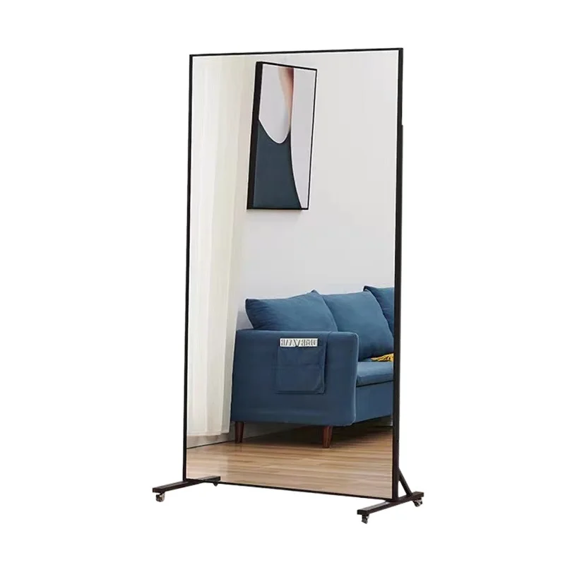 Movable, dance mirror, universal wheel, ultra white, material, simplicity, home furnishing
Movable, dance mirror, universal wheel, ultra white, material, simplicity, home furnishing