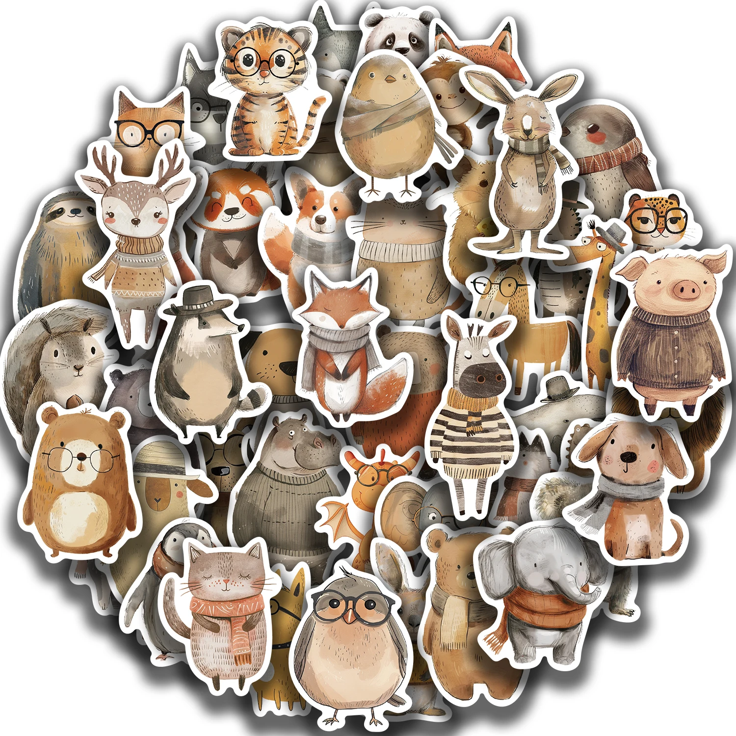 50PCS Funny Cute Animals Stickers For Cup Stationery Guitar Phone Bicycle Laptop Luggage Car Graffiti Kids Toys Cartoon Decals
50PCS Funny Cute Animals Stickers For Cup Stationery Guitar Phone Bicycle Laptop Luggage Car Graffiti Kids Toys Cartoon Decals