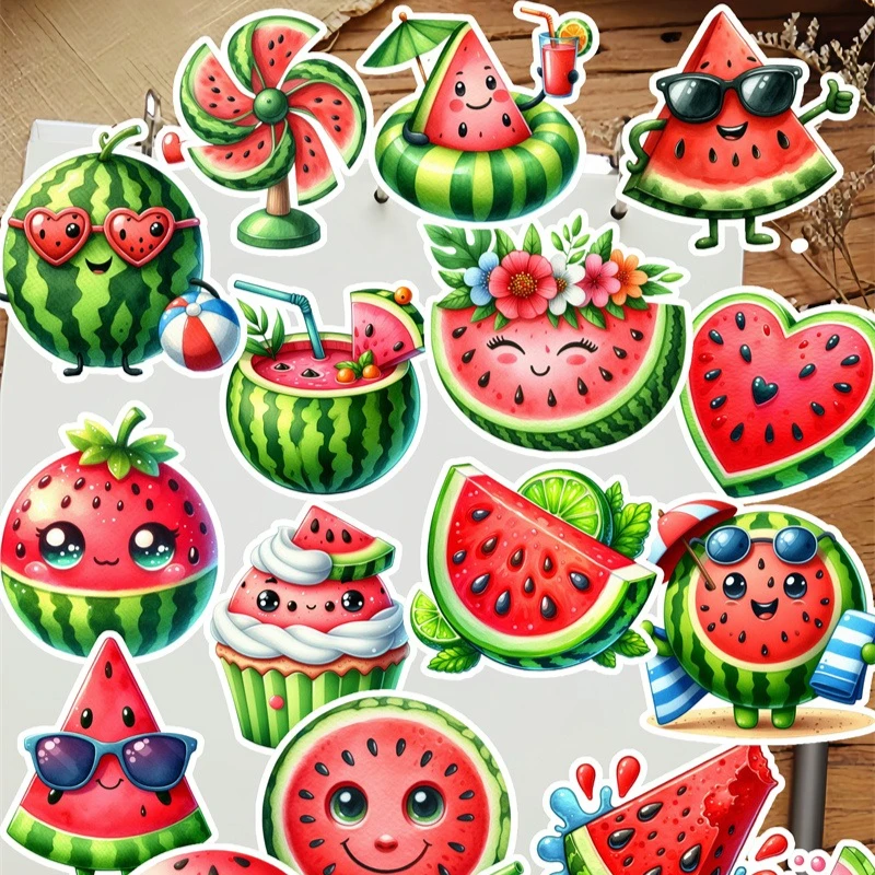 18PCS Cute cartoon watercolor watermelon Stickers for Journal Diary Tool Mobile Phone Case Decoration stationary journal
18PCS Cute cartoon watercolor watermelon Stickers for Journal Diary Tool Mobile Phone Case Decoration stationary journal