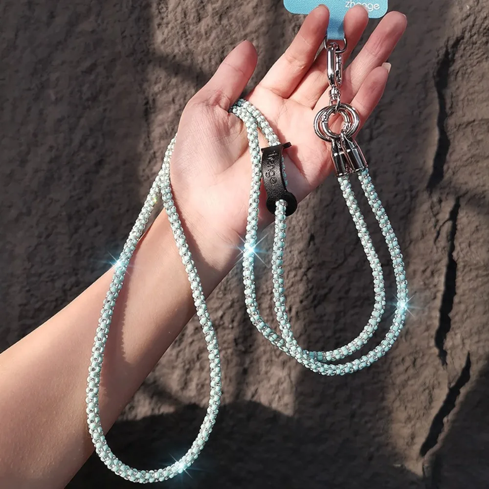 Hanging Cord Glitter Rhinestone Phone Lanyard Crossbody Chain Luxury Mobile Phone Rope Anti Drop Long Style Mobile Phone Chain
Hanging Cord Glitter Rhinestone Phone Lanyard Crossbody Chain Luxury Mobile Phone Rope Anti Drop Long Style Mobile Phone Chain