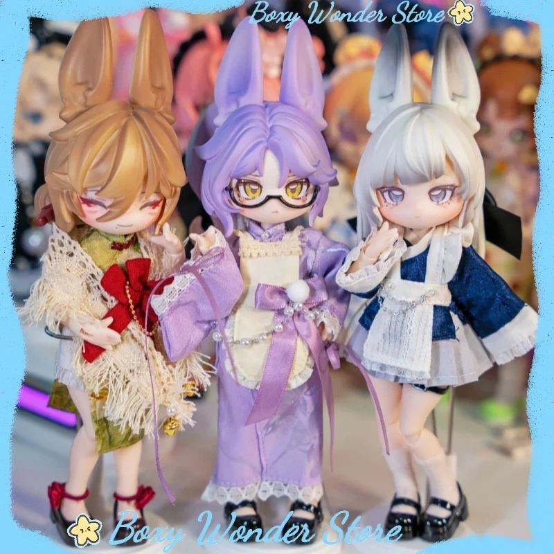 Немедная кукла Jump Lunar Time Bunny Baby Series слепая коробка 1/12 подвижные аниме-фигурки подарок для девочки Коллекционная фигурка модная игрушка 
Немедная кукла Jump Lunar Time Bunny Baby Series слепая коробка 1/12 подвижные аниме-фигурки подарок для девочки Коллекционная фигурка модная игрушка