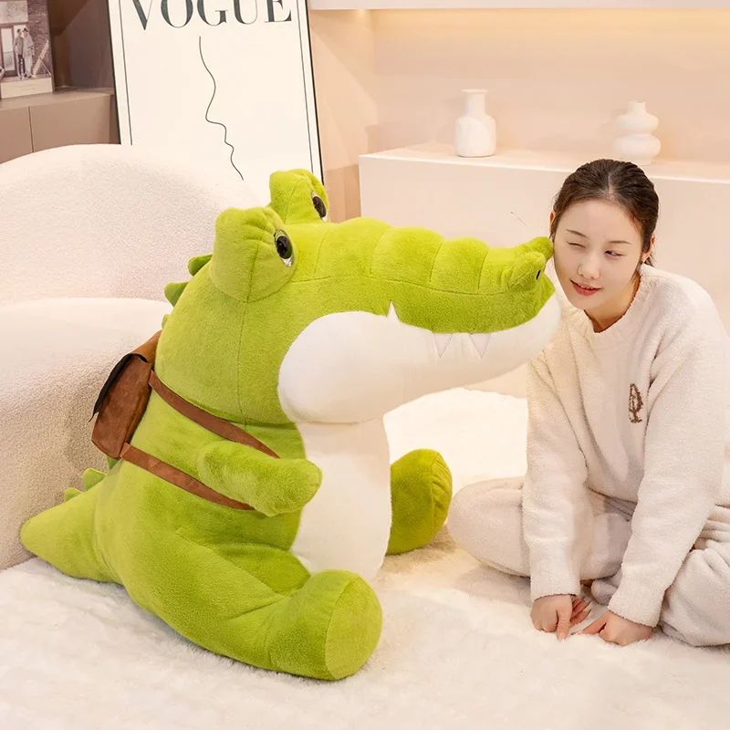 Soft Crocodile Plush Toy Fluffy Full Stuffed Animal Pillow Doll Jungle Green Giant Alligator Sofa Cushion Birthday plush Gift
Soft Crocodile Plush Toy Fluffy Full Stuffed Animal Pillow Doll Jungle Green Giant Alligator Sofa Cushion Birthday plush Gift