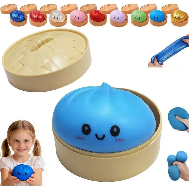 Dumpling Flour Filled Slow Rebound Squishy Ball
Dumpling Flour Filled Slow Rebound Squishy Ball