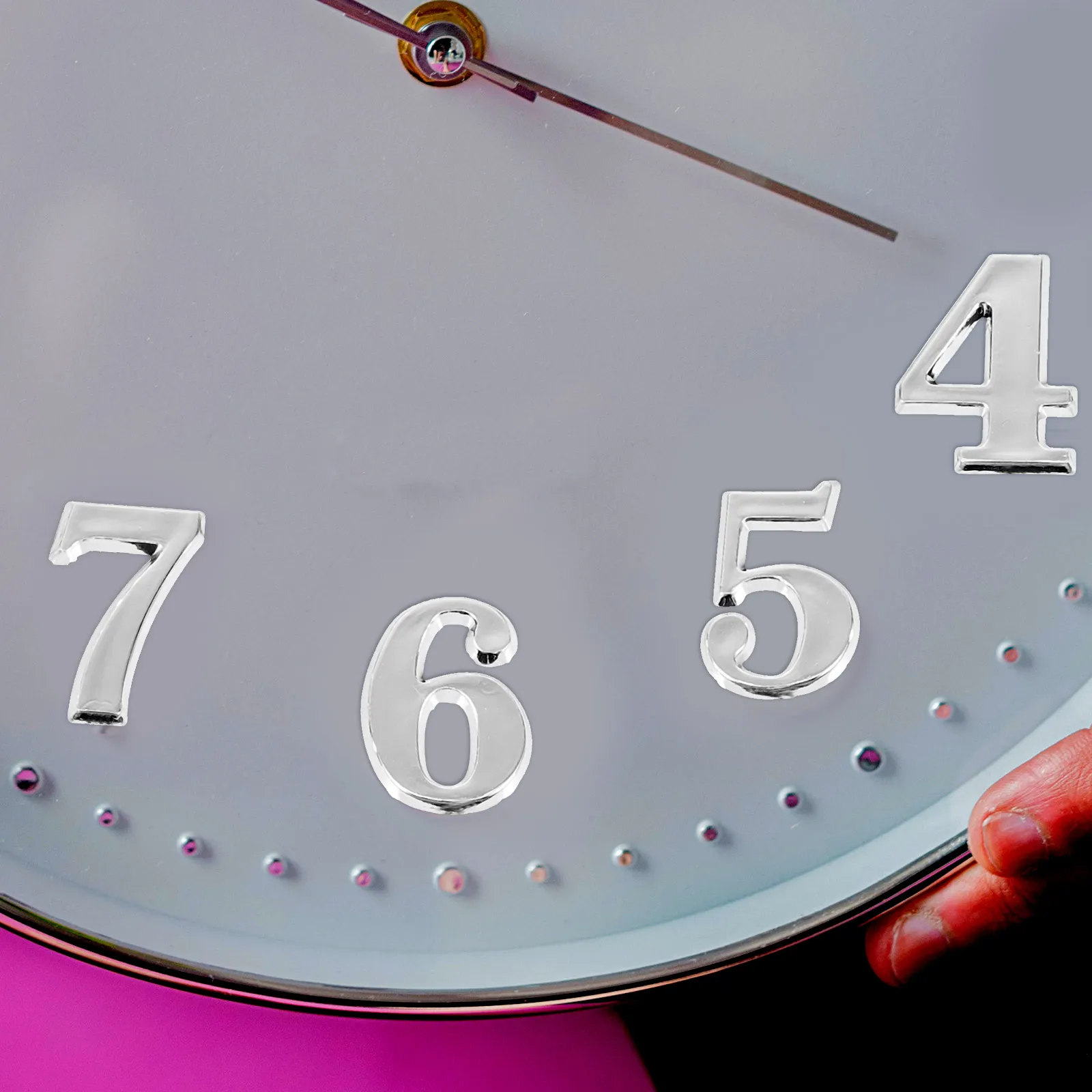 8Pcs Clock Number Plate Wall Clock DIY Numerals Plastic Replacement Parts Modern Design Luxurious Decoration Easy
8Pcs Clock Number Plate Wall Clock DIY Numerals Plastic Replacement Parts Modern Design Luxurious Decoration Easy