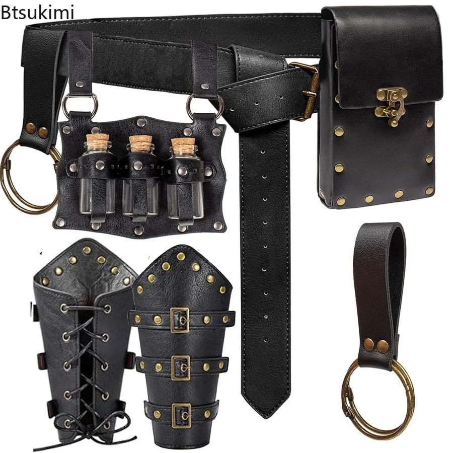 Vintage Belt Steampunk Copper Coin Waist Bag Witch Magic Bottle Medieval Renaissance Costume Accessories Halloween Cosplay Props
Vintage Belt Steampunk Copper Coin Waist Bag Witch Magic Bottle Medieval Renaissance Costume Accessories Halloween Cosplay Props