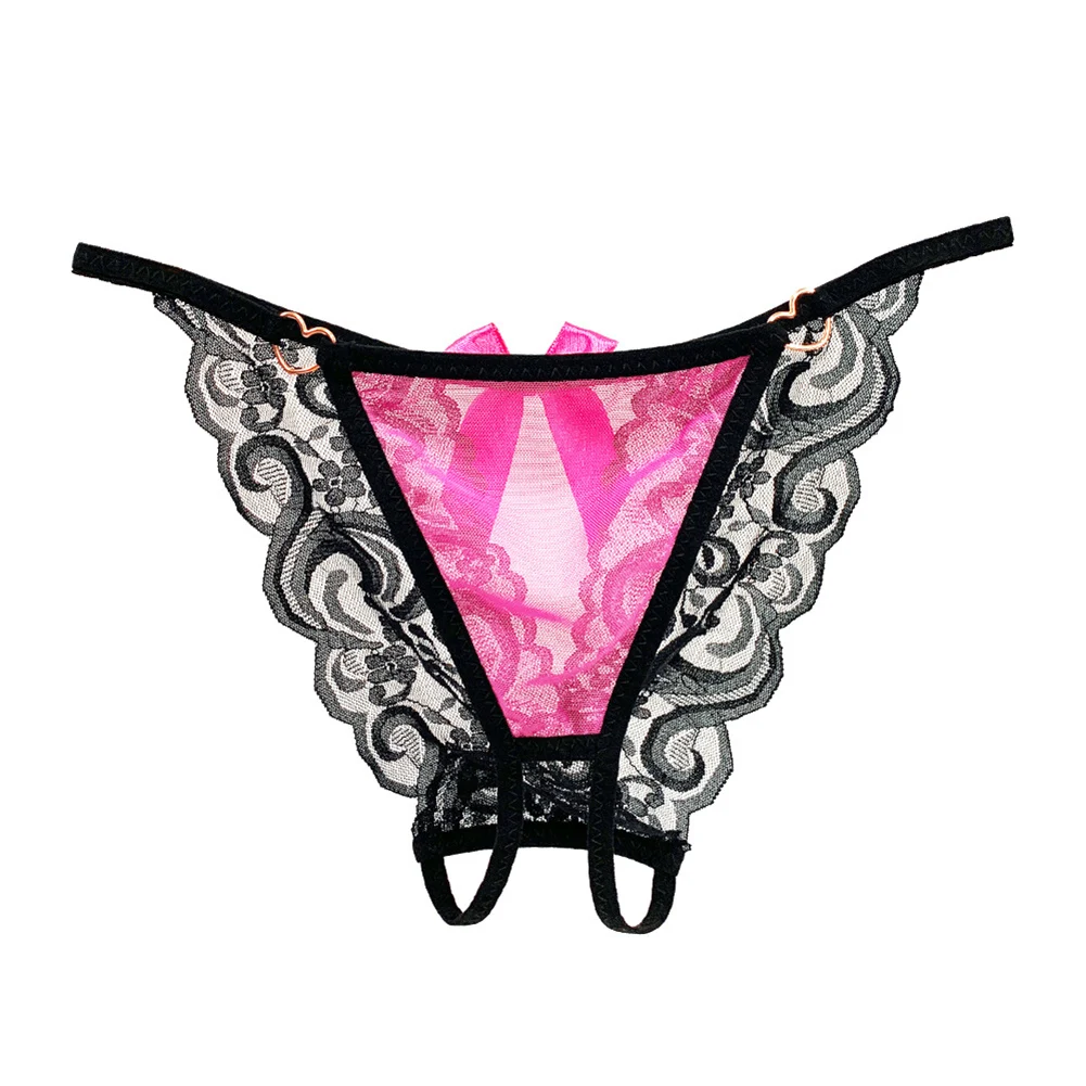 Women G-string Underpants Lace Seamless Thong Panties Underwear Bikini Bowknot Crotchless Seductive Briefs Erotic Knickers
Women G-string Underpants Lace Seamless Thong Panties Underwear Bikini Bowknot Crotchless Seductive Briefs Erotic Knickers