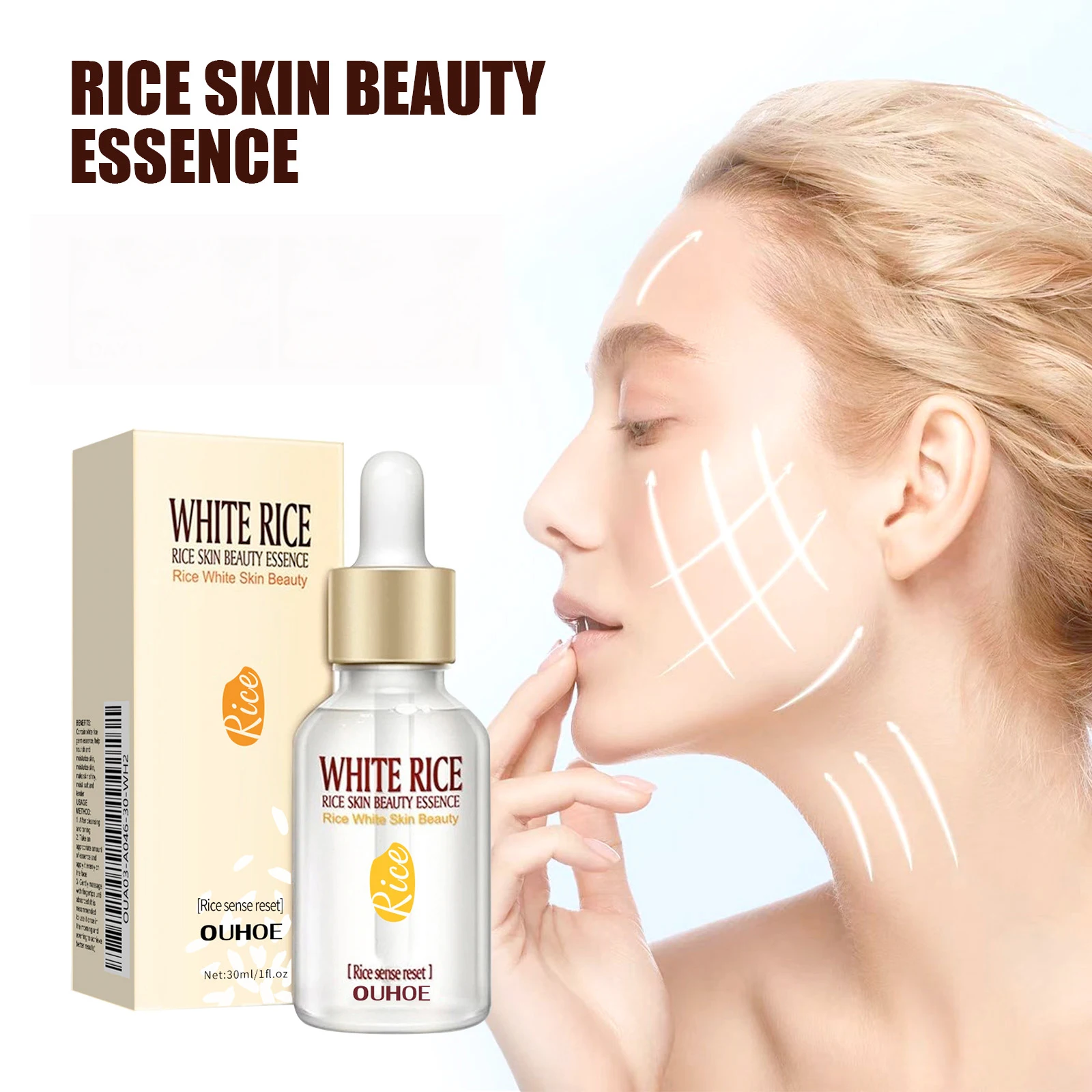 White Rice Face Serum Shrink Pores Brightening Whitening Cream Anti Aging Lines and Wrinkles for Glowing Skin Firm Care Essence
White Rice Face Serum Shrink Pores Brightening Whitening Cream Anti Aging Lines and Wrinkles for Glowing Skin Firm Care Essence