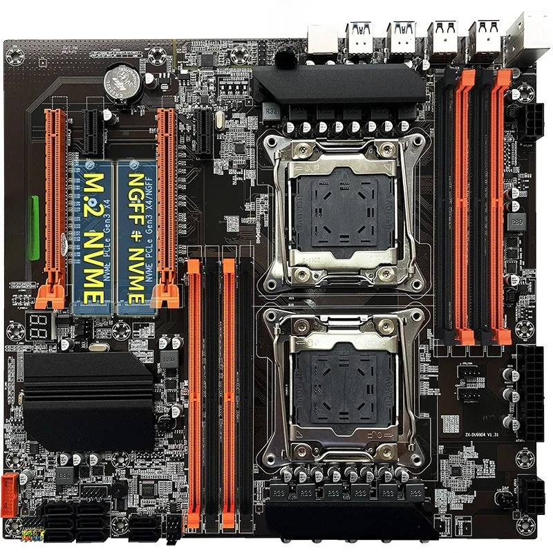 Parts for X99 Dual Server main board 2011-3 Pins DDR4 PC Gaming Virtual Machine emulator E5CPU
Parts for X99 Dual Server main board 2011-3 Pins DDR4 PC Gaming Virtual Machine emulator E5CPU