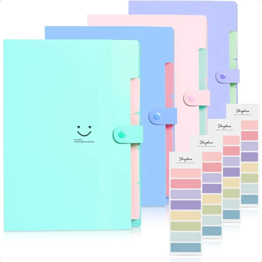 Expanding File Folders with 5 Pockets Accordion File Organizer with 32 Labels Portable Document Paper Organizer Filing Folders
Expanding File Folders with 5 Pockets Accordion File Organizer with 32 Labels Portable Document Paper Organizer Filing Folders