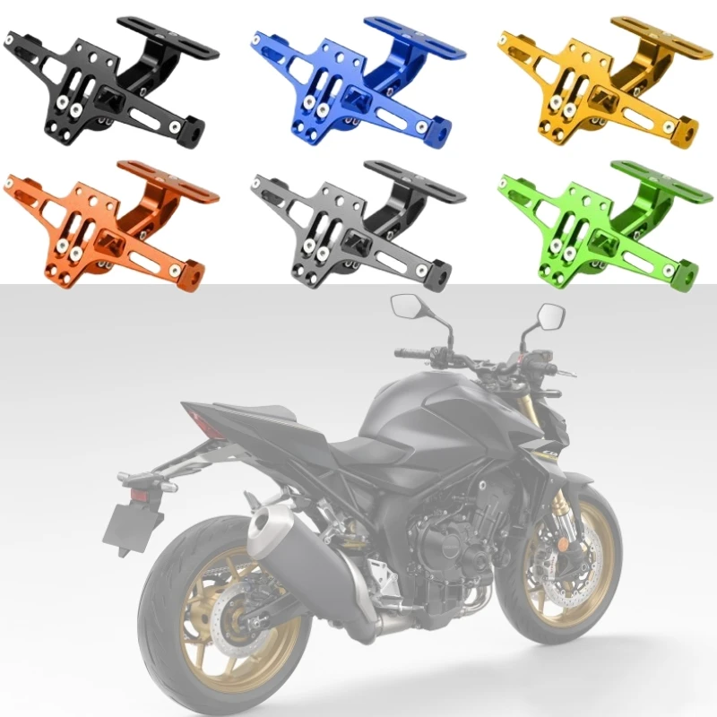 For Honda CRF1000L CB600F NC700 NC750 X/S VFR1200 Motorcycle license plate stand LED light rear turn signal stand CNC adjustable
For Honda CRF1000L CB600F NC700 NC750 X/S VFR1200 Motorcycle license plate stand LED light rear turn signal stand CNC adjustable