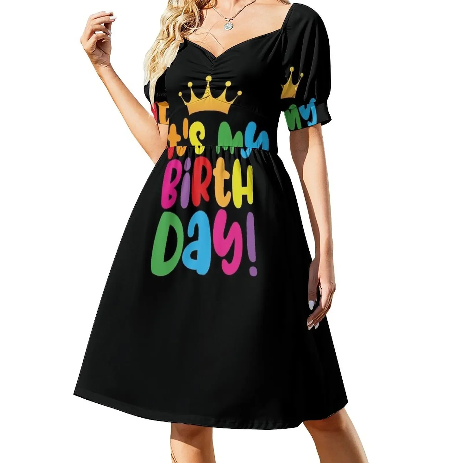 It's My Birthday - Birthday Party Outfit - Birthday Short-Sleeved Dress Women's clothing luxury woman party dress Long dress
It's My Birthday - Birthday Party Outfit - Birthday Short-Sleeved Dress Women's clothing luxury woman party dress Long dress