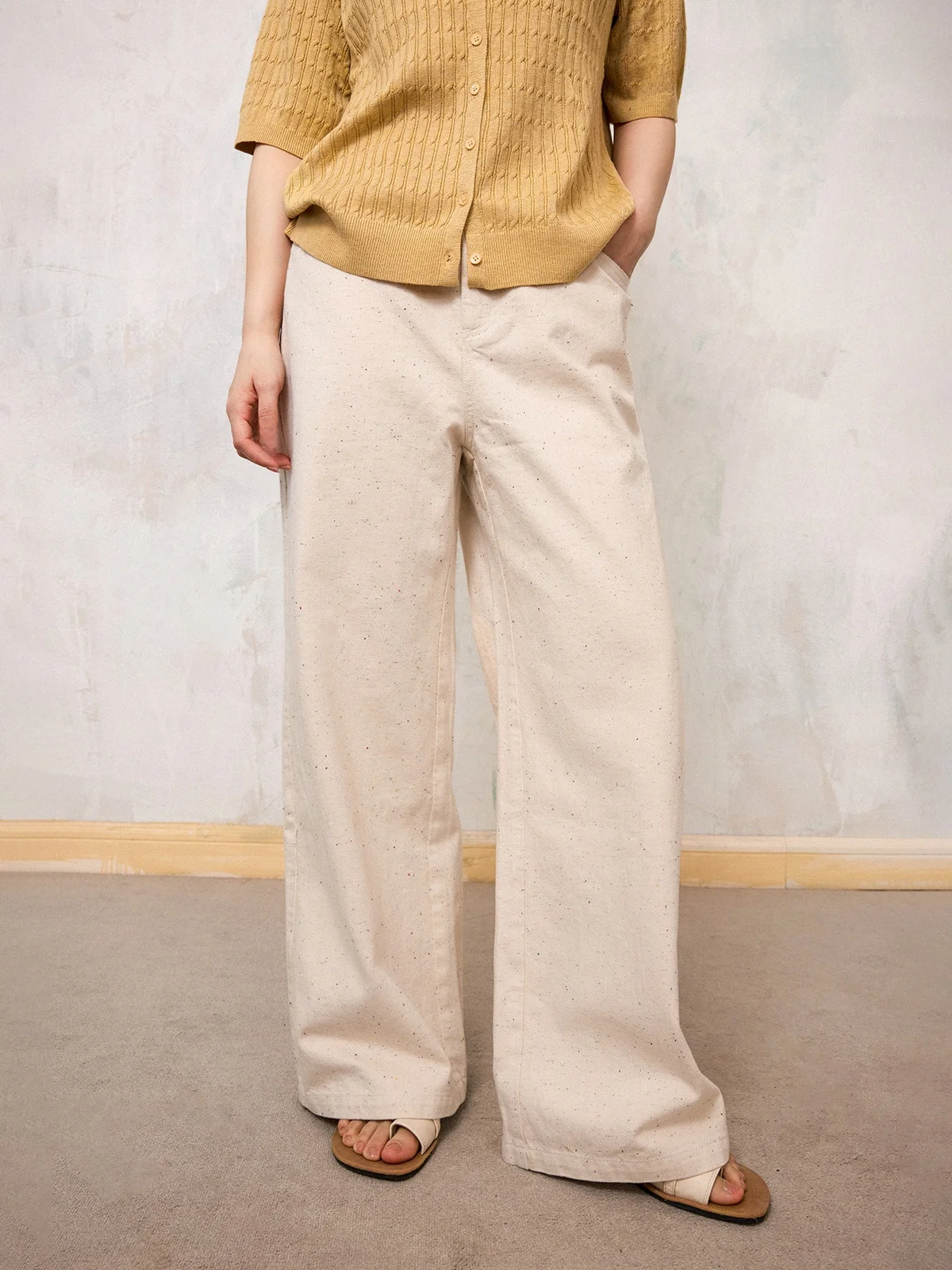 Джинсы женские премиум-класса Plusmall: летние, белые, с дизайном «корова», кружевными вставками, прямые, с цветными точками на талии, длинные, весенние
Джинсы женские премиум-класса Plusmall: летние, белые, с дизайном «корова», кружевными вставками, прямые, с цветными точками на талии, длинные, весенние