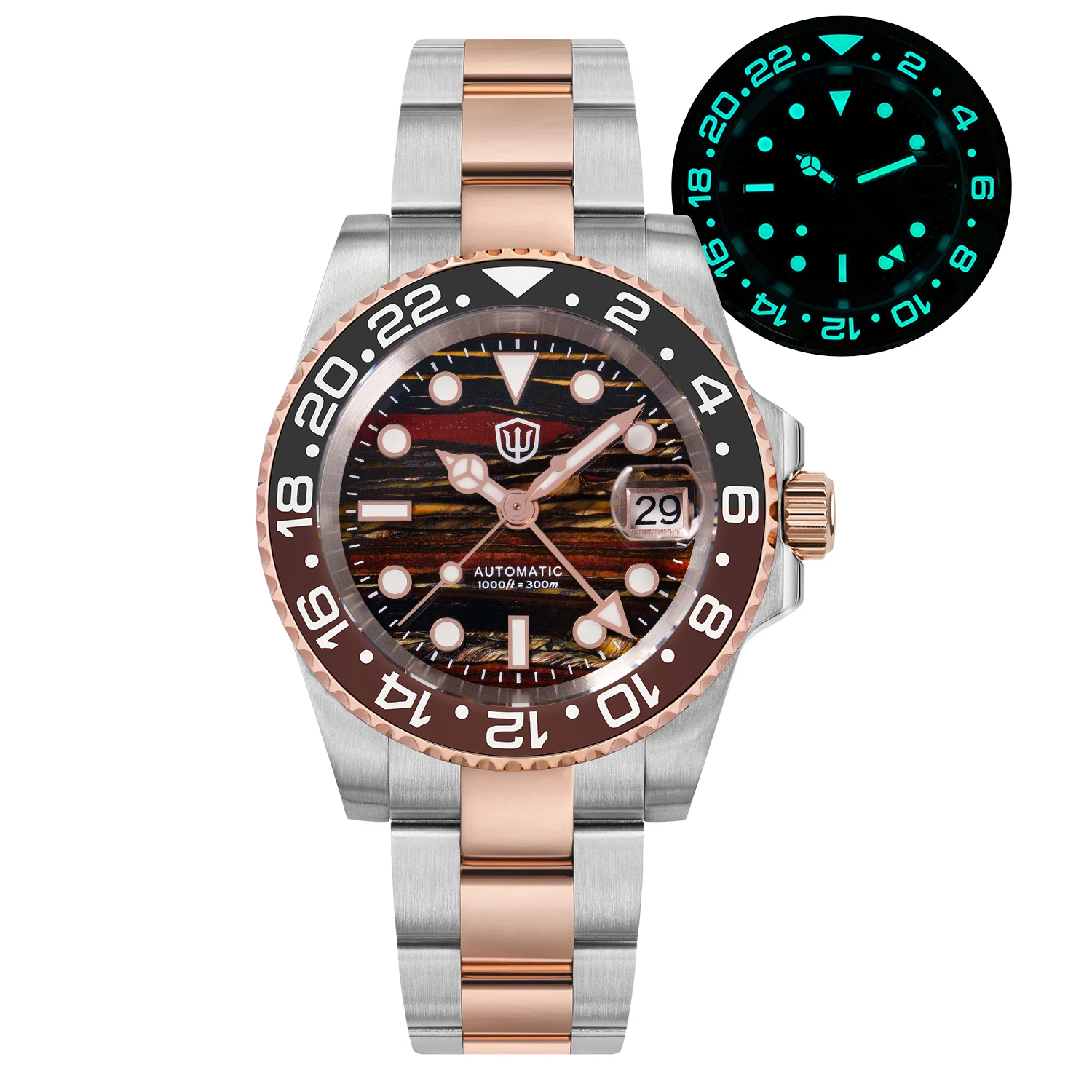 Watchdives НОВЫЕ часы WD16760 V2 NH34 Sub GMT Часы из нержавеющей стали с сапфировым стеклом Автоматический механизм BGW9 Светящиеся водонепроницаемые часы 300 м 
Watchdives НОВЫЕ часы WD16760 V2 NH34 Sub GMT Часы из нержавеющей стали с сапфировым стеклом Автоматический механизм BGW9 Светящиеся водонепроницаемые часы 300 м