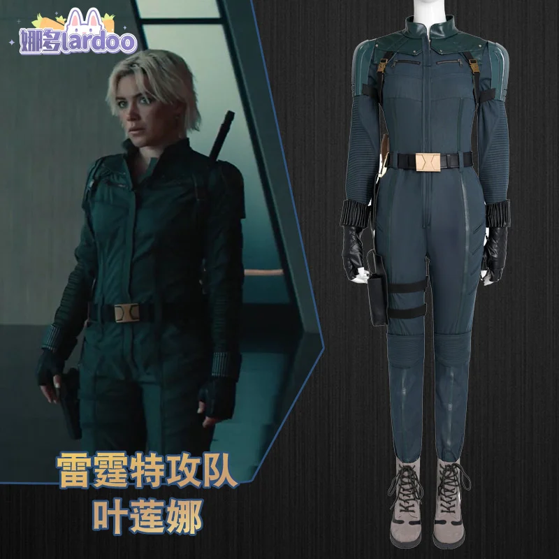 New Yelena Belova Cosplay Costume Jumpsuits Gloves Belt Combats Suit For Women Halloween Party Outfits Custom Made
New Yelena Belova Cosplay Costume Jumpsuits Gloves Belt Combats Suit For Women Halloween Party Outfits Custom Made