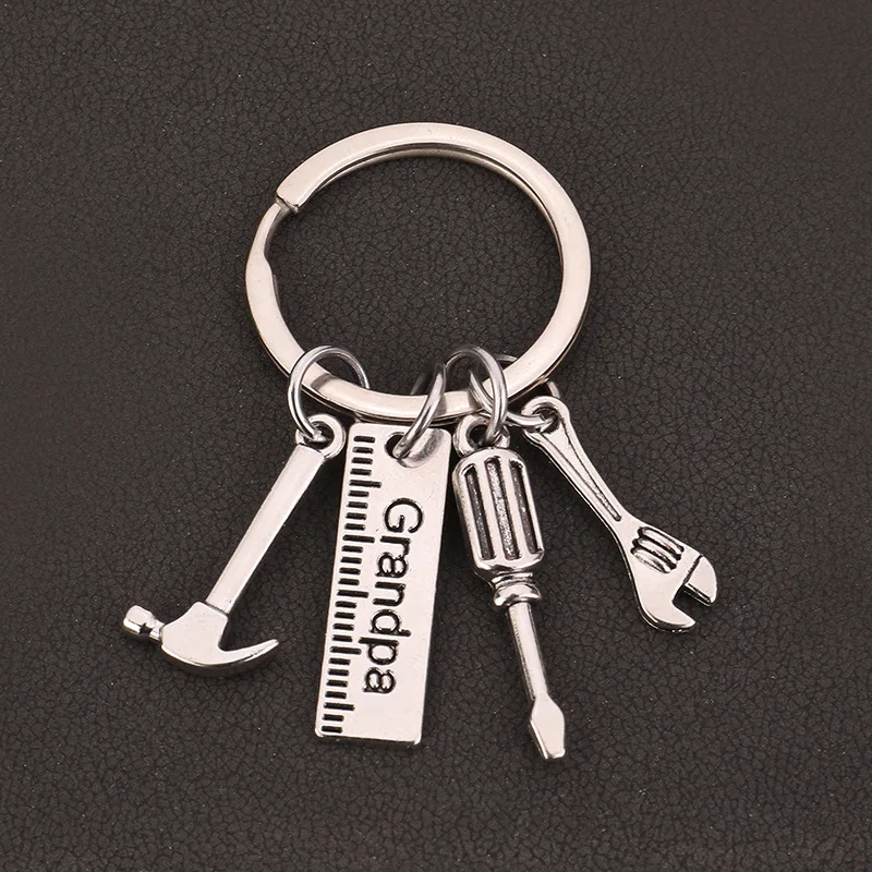 Fashion Dad Letters Keychains Creative Hammer Screwdriver Wrench Keyring Handbag Decor Tassel Hanging Pendant Father's Day Gifts
Fashion Dad Letters Keychains Creative Hammer Screwdriver Wrench Keyring Handbag Decor Tassel Hanging Pendant Father's Day Gifts