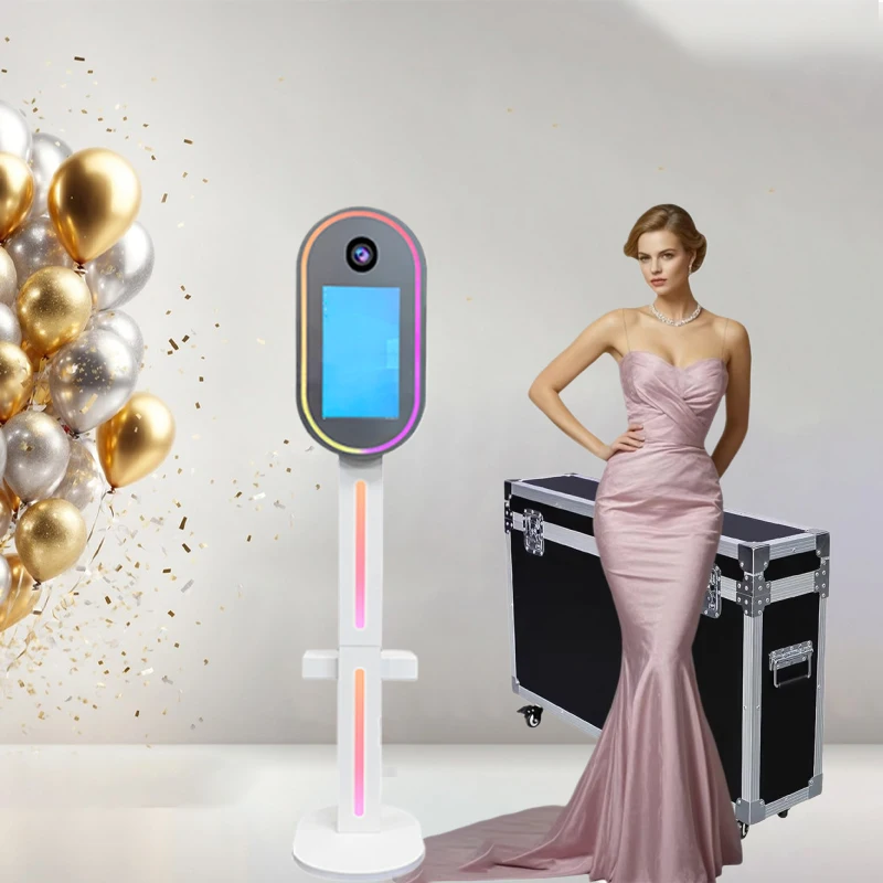 Новая фотобудка со светодиодной подсветкой для селфи, 15,6-дюймовый сенсорный экран, овальное DSlR Magic Mirror RGB, фотобудка для свадеб, вечеринок, мероприятий
Новая фотобудка со светодиодной подсветкой для селфи, 15,6-дюймовый сенсорный экран, овальное DSlR Magic Mirror RGB, фотобудка для свадеб, вечеринок, мероприятий