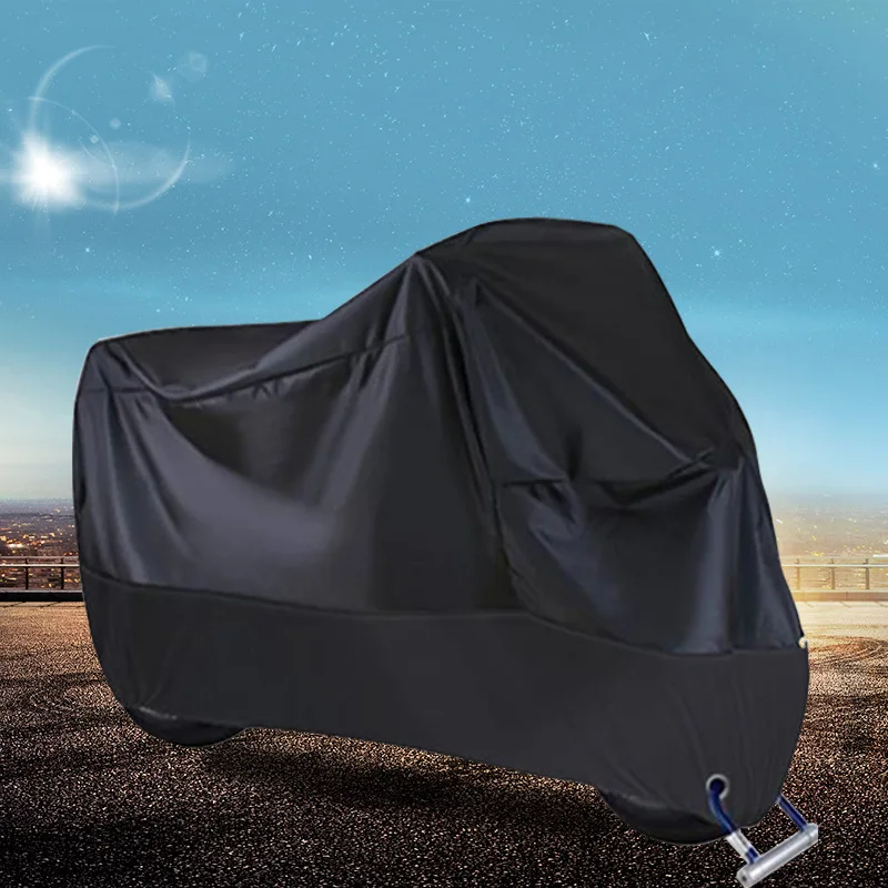Polyester Tuff Motorcycle Cover 190T Motorcycle Clothing Sunscreen Rainproof and Dustproof
Polyester Tuff Motorcycle Cover 190T Motorcycle Clothing Sunscreen Rainproof and Dustproof