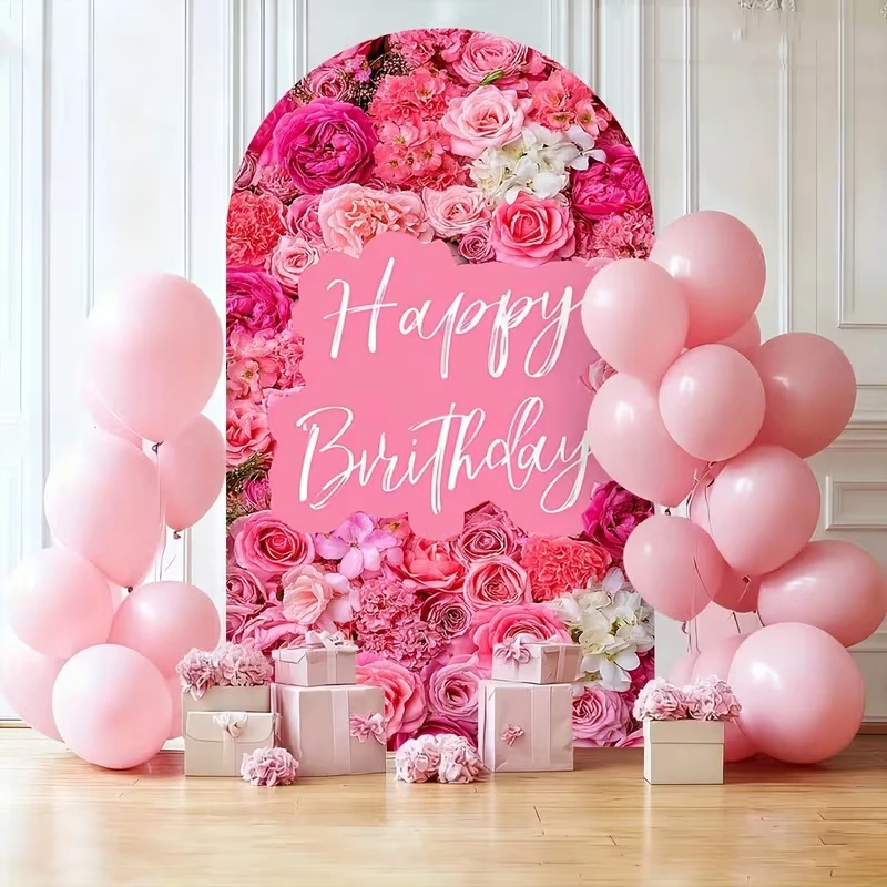 LS Custom 2-Sided Pink Flowers for Mother's Day Kids Birthday Party Bridal Shower Cover Chiara Arch Background Decor Backdrop
LS Custom 2-Sided Pink Flowers for Mother's Day Kids Birthday Party Bridal Shower Cover Chiara Arch Background Decor Backdrop