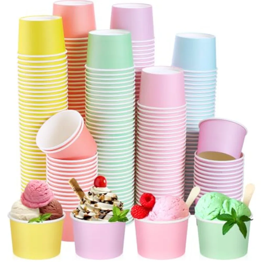Pcs 8 oz Summer Ice Cream Paper Cups Bulk Disposable Dert Cups Solid Paper Dert Bowls for Snack Sundae Spring Party Favors Ice
Pcs 8 oz Summer Ice Cream Paper Cups Bulk Disposable Dert Cups Solid Paper Dert Bowls for Snack Sundae Spring Party Favors Ice