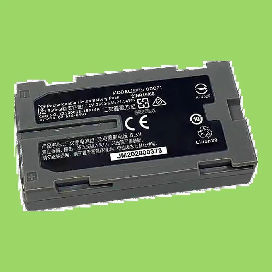 Total Station Battery 2993Mah Lightweight Environmentally Friendly For GM52 7.2V BDC71
Total Station Battery 2993Mah Lightweight Environmentally Friendly For GM52 7.2V BDC71