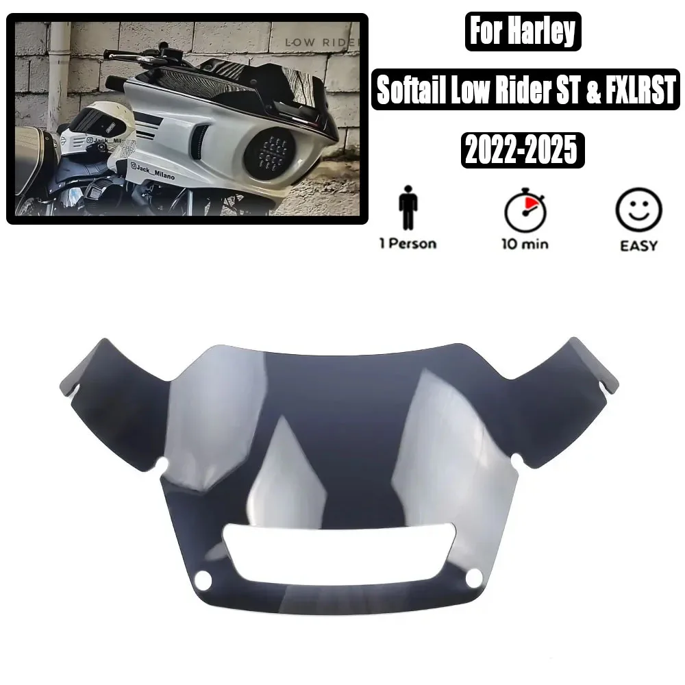 Motorcycle Windshield Windshield Front Windshield Accessories Air Deflector Fit For Harley Softail Low Rider ST FXLRST 2022-2024
Motorcycle Windshield Windshield Front Windshield Accessories Air Deflector Fit For Harley Softail Low Rider ST FXLRST 2022-2024