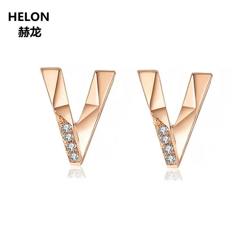 Solid 14k Rose Gold Natural Diamonds Stud Earrings for Women Engagement Wedding Anniversary Fine Jewelry Unique Gift
Solid 14k Rose Gold Natural Diamonds Stud Earrings for Women Engagement Wedding Anniversary Fine Jewelry Unique Gift