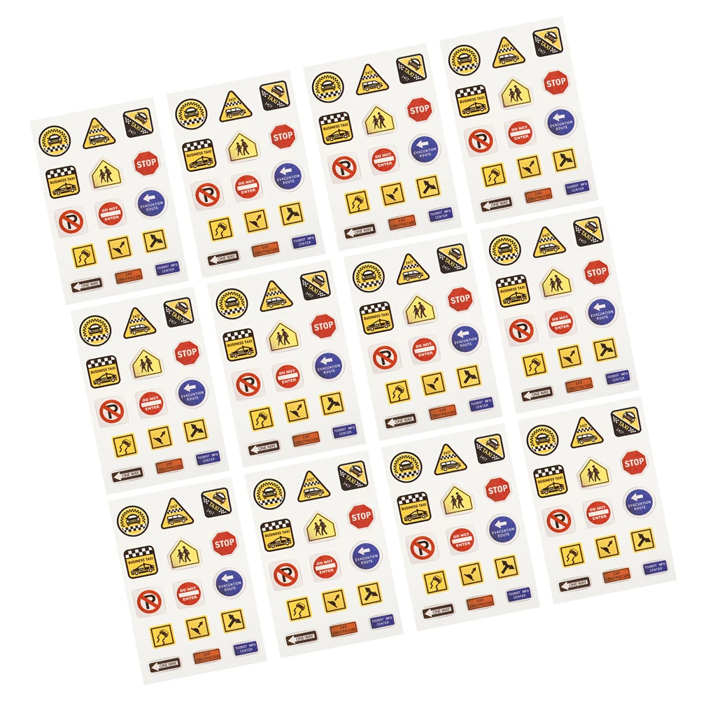 20 Sheets Traffic Sign Stickers Birthday Road Wall Parking Stop Diy Educational Playroom Decor Construction Learning Warning
20 Sheets Traffic Sign Stickers Birthday Road Wall Parking Stop Diy Educational Playroom Decor Construction Learning Warning
