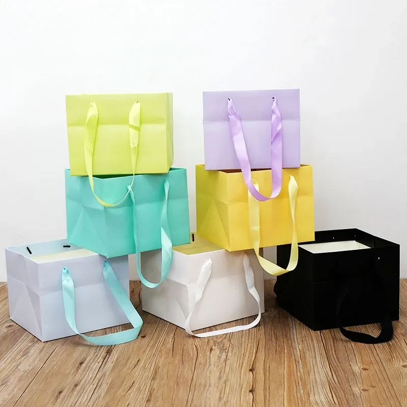 5pcs Large Paper Bags For 6/8/10/12 Inch Cake Box Packaging Birthday Home Party Decoration Colorful Gift Bag With Handle
5pcs Large Paper Bags For 6/8/10/12 Inch Cake Box Packaging Birthday Home Party Decoration Colorful Gift Bag With Handle