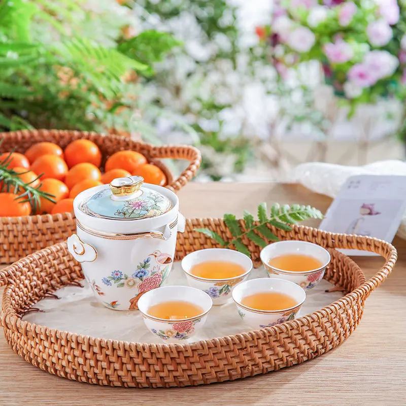 Hxl tea set camping car outdoor bone china travel filter tea cup cosmetics bag
Hxl tea set camping car outdoor bone china travel filter tea cup cosmetics bag