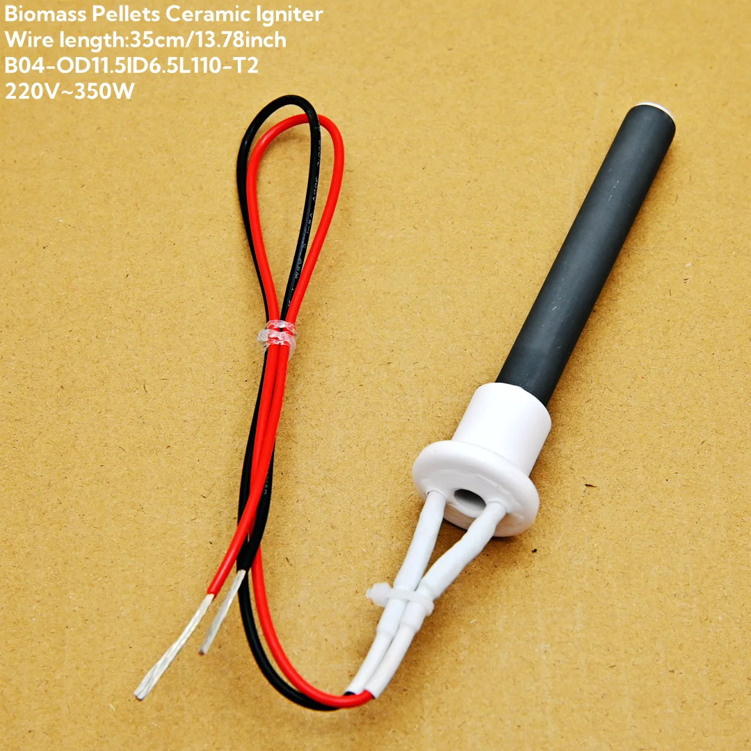 220V350W Ceramic Igniter Ceramic Heating Tubespark plug for pellet stove 11.5*6.5*110mm pellet stove Ignitor
220V350W Ceramic Igniter Ceramic Heating Tubespark plug for pellet stove 11.5*6.5*110mm pellet stove Ignitor