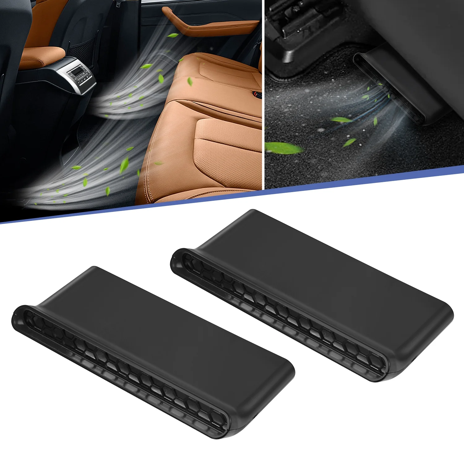 2PCS Car Rear Air Outlet Vent Cover Under Seat Conditioner Duct Vent Accessories For Lexus GX460 For Toyota 4Runner 2010-2023
2PCS Car Rear Air Outlet Vent Cover Under Seat Conditioner Duct Vent Accessories For Lexus GX460 For Toyota 4Runner 2010-2023