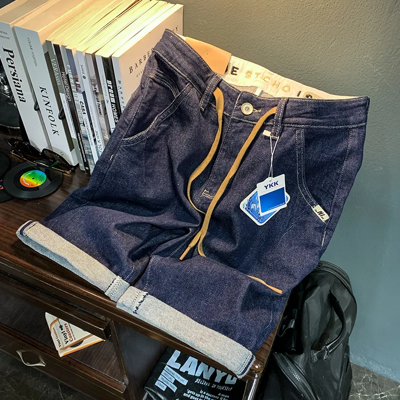 Primary Color Washed Denim Shorts2024Summer Men's Straight Trend Fifth Pants Loose Embroidered Outer Wear Middle Pants
Primary Color Washed Denim Shorts2024Summer Men's Straight Trend Fifth Pants Loose Embroidered Outer Wear Middle Pants