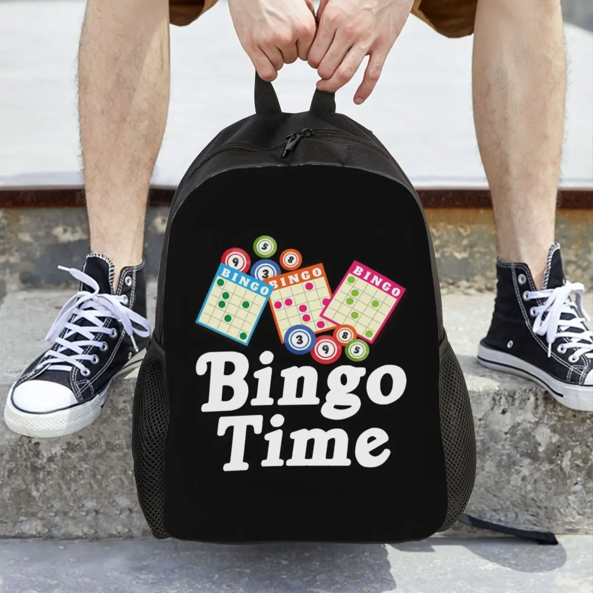 Забавный рюкзак для игры в бинго, вместительный детский рюкзак, школьная сумка, сумки на плечо для мужчин и женщин
Забавный рюкзак для игры в бинго, вместительный детский рюкзак, школьная сумка, сумки на плечо для мужчин и женщин