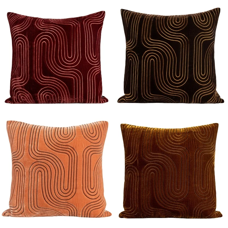 Luxury Velvet 3D Wave Pattern Pillow Cover | Modern Geometric Decorative Cushion Case for Sofa Bedroom | Multiple Colors Soft
Luxury Velvet 3D Wave Pattern Pillow Cover | Modern Geometric Decorative Cushion Case for Sofa Bedroom | Multiple Colors Soft
