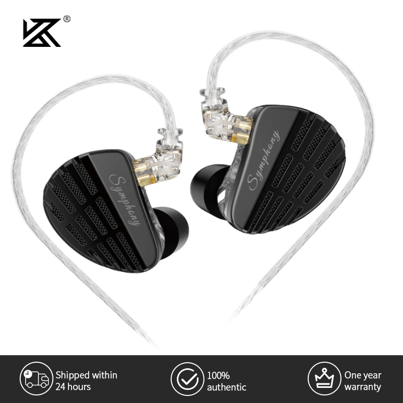 KZ Symphony in Ear Headphones 13.2mm Planar Driver + 6mm Dynamic Hybrid Driver IEM Wired Earphones With 2Pin Detachable Cable
KZ Symphony in Ear Headphones 13.2mm Planar Driver + 6mm Dynamic Hybrid Driver IEM Wired Earphones With 2Pin Detachable Cable