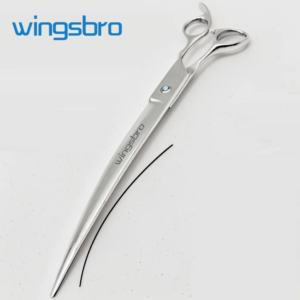wingsbro 9/8 Inch Pet Grooming Scissors , Japan Stainless Steel Dog Curved Scissor pet cat hair Trimming tool
wingsbro 9/8 Inch Pet Grooming Scissors , Japan Stainless Steel Dog Curved Scissor pet cat hair Trimming tool