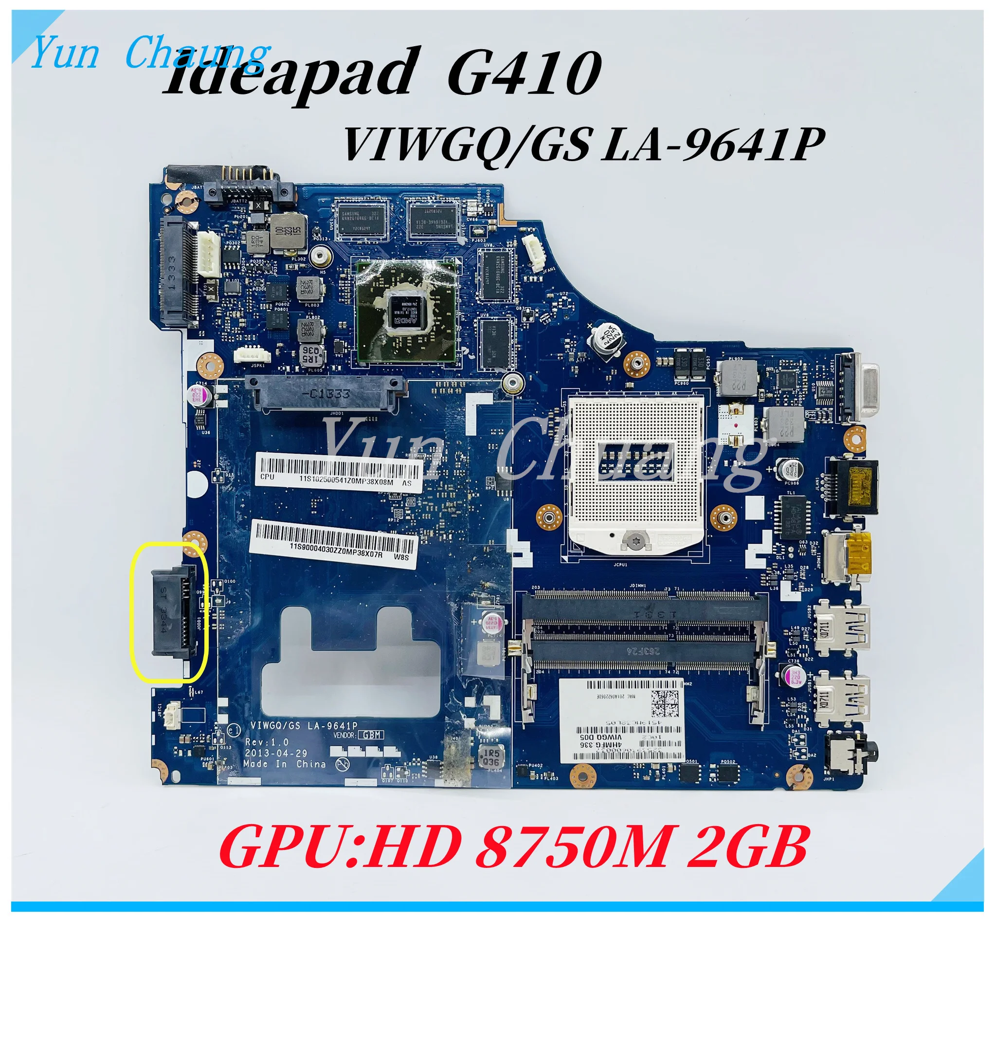 Материнская плата VIWGQ GS LA-9641P для ноутбука Lenovo ideapad G410, материнская плата с HM86 HD 90004030 M 2G GPU DDR3 8750 полностью протестирована
Материнская плата VIWGQ GS LA-9641P для ноутбука Lenovo ideapad G410, материнская плата с HM86 HD 90004030 M 2G GPU DDR3 8750 полностью протестирована