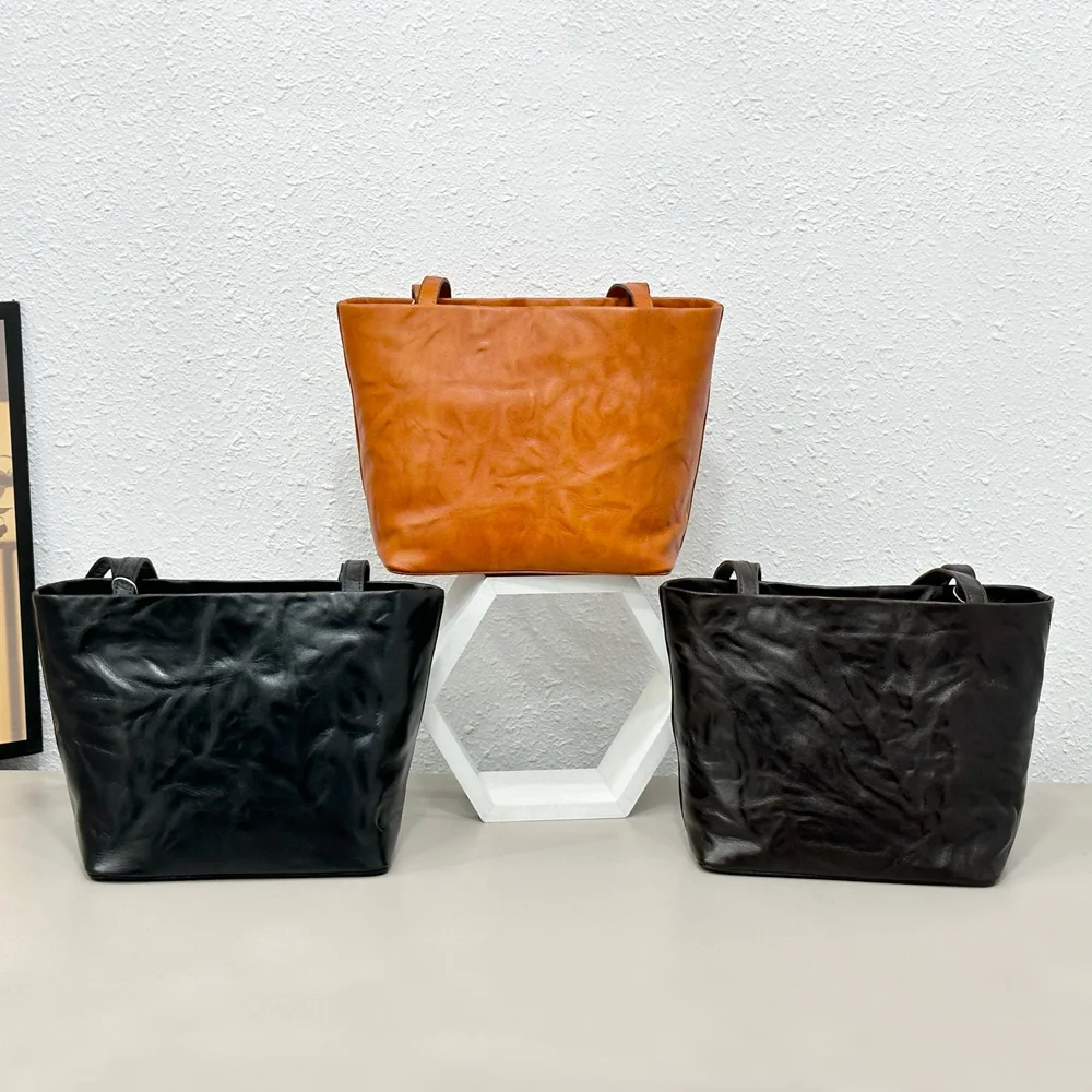 Genuine Leather Women's Bucket Tote Bag Luxury Designer Ladies Underarm Bag Fashion Shoulder Crossbody Bag Cowhide Handbag New
Genuine Leather Women's Bucket Tote Bag Luxury Designer Ladies Underarm Bag Fashion Shoulder Crossbody Bag Cowhide Handbag New