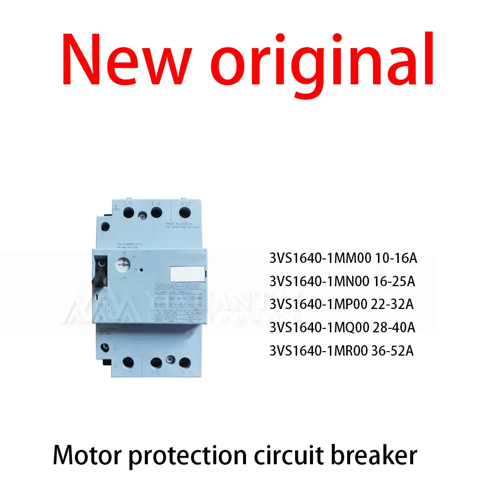 1Pcs/Lot New original 3VS1640-1MM00 10-16A 3VS1640-1MN00 16-25A 3VS1640-1MP00 22-32A 3VS1640-1MQ00 28-40A 3VS1640-1MR00 36-52A
1Pcs/Lot New original 3VS1640-1MM00 10-16A 3VS1640-1MN00 16-25A 3VS1640-1MP00 22-32A 3VS1640-1MQ00 28-40A 3VS1640-1MR00 36-52A