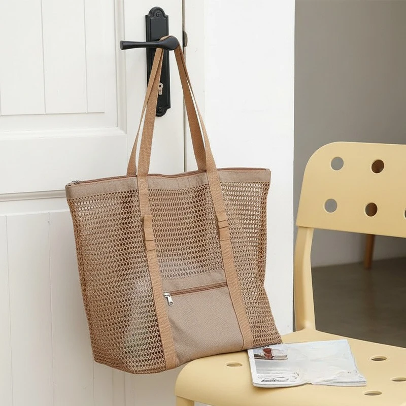 Прозрачная сетчатая пляжная сумка, складная большая вместительная сумка для плавания, путешествий, покупок, многоразовый органайзер для хранения, сумка-тоут
Прозрачная сетчатая пляжная сумка, складная большая вместительная сумка для плавания, путешествий, покупок, многоразовый органайзер для хранения, сумка-тоут