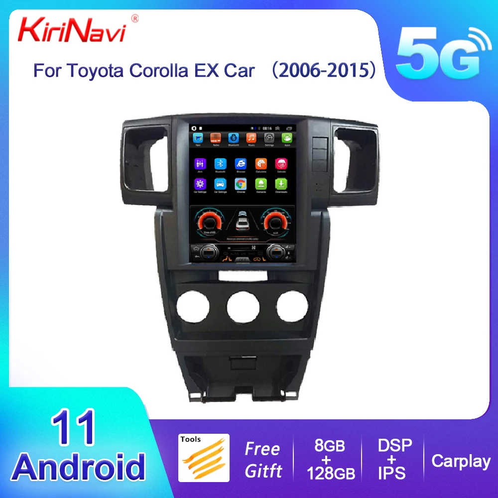 KiriNavi Vertical Screen Android 13 For Toyota Corolla EX Car DVD Multimedia Player Auto Radio GPS Navigation Stereo 2006-2015
KiriNavi Vertical Screen Android 13 For Toyota Corolla EX Car DVD Multimedia Player Auto Radio GPS Navigation Stereo 2006-2015