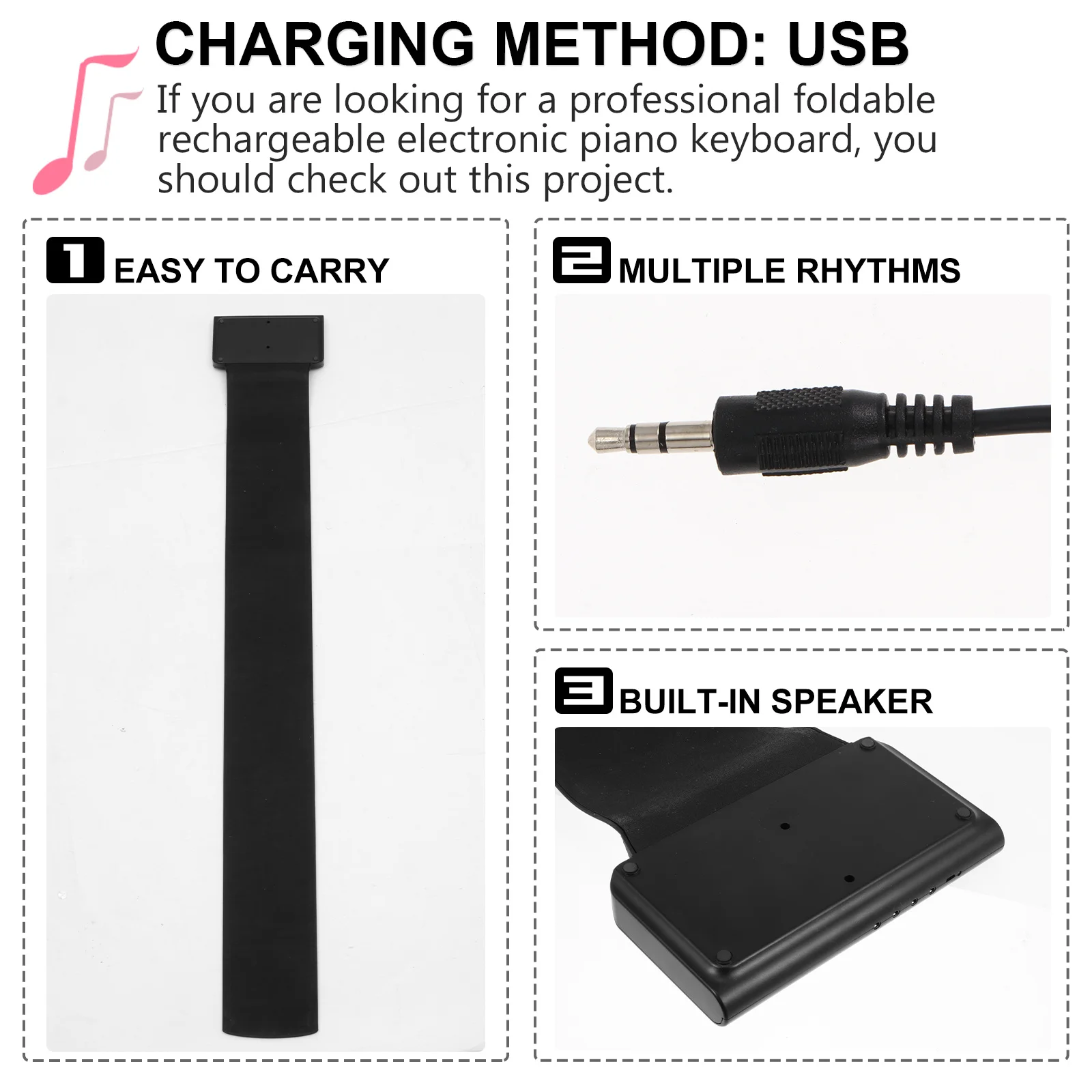 88 Keys Portable Electronic Piano Foldable Roll Up Keyboard 128 Tones 128 Rhythms Usb Wireless Connection For Beginner Musical
88 Keys Portable Electronic Piano Foldable Roll Up Keyboard 128 Tones 128 Rhythms Usb Wireless Connection For Beginner Musical