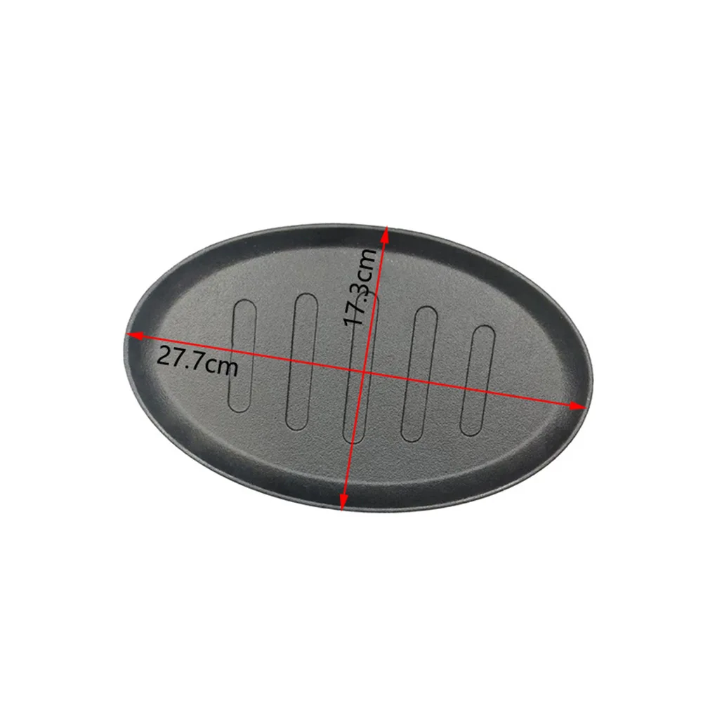 Oval Cast Iron Steak Plate Set 3pcs with Wooden Base for Teppanyaki Grilling For BBQ Seafood and Style Table Service
Oval Cast Iron Steak Plate Set 3pcs with Wooden Base for Teppanyaki Grilling For BBQ Seafood and Style Table Service
