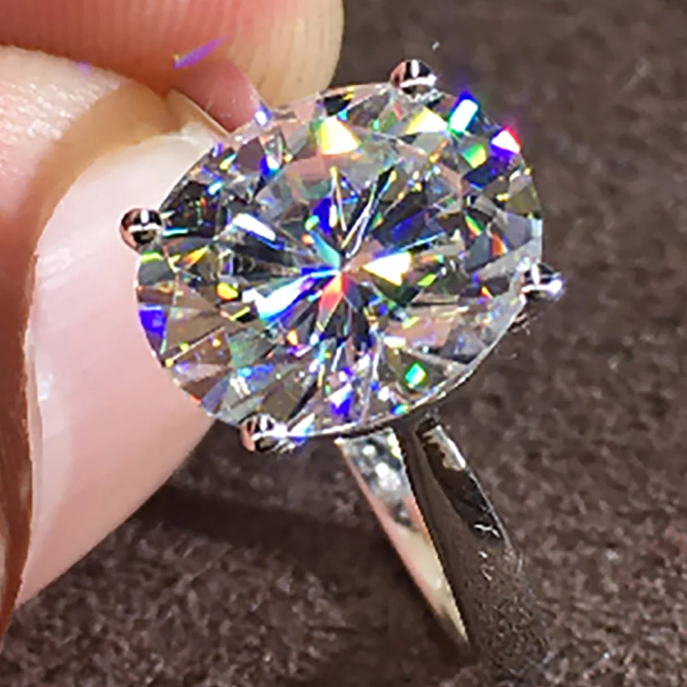 Custom Solid 18K Au750 White Gold Women Wedding Anniversary Engagement Party Ring 1 2 3 4 5 Carat Oval Moissanite Diamond Ring
Custom Solid 18K Au750 White Gold Women Wedding Anniversary Engagement Party Ring 1 2 3 4 5 Carat Oval Moissanite Diamond Ring