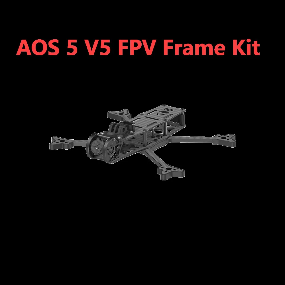 AOS 5 V5 FPV Frame Kit with 6mm arm for FPV DJI O3/DJI O4 Air Unit/DJI O4 Air Unit Pro FPV Frame Carbon Fiber Quadcopter
AOS 5 V5 FPV Frame Kit with 6mm arm for FPV DJI O3/DJI O4 Air Unit/DJI O4 Air Unit Pro FPV Frame Carbon Fiber Quadcopter