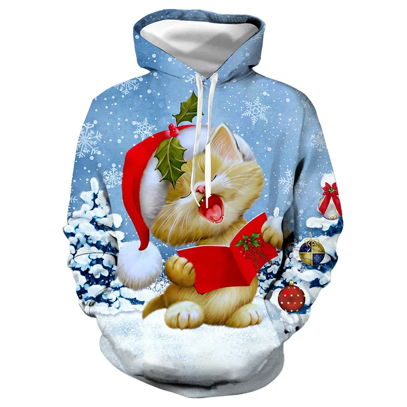 Christmas Style Men Hoodie Leisure Women Sweatshirts Cartoon Kawaii Boys And Girls Loose Fashion Pullover Outdoor Sweatshirt
Christmas Style Men Hoodie Leisure Women Sweatshirts Cartoon Kawaii Boys And Girls Loose Fashion Pullover Outdoor Sweatshirt