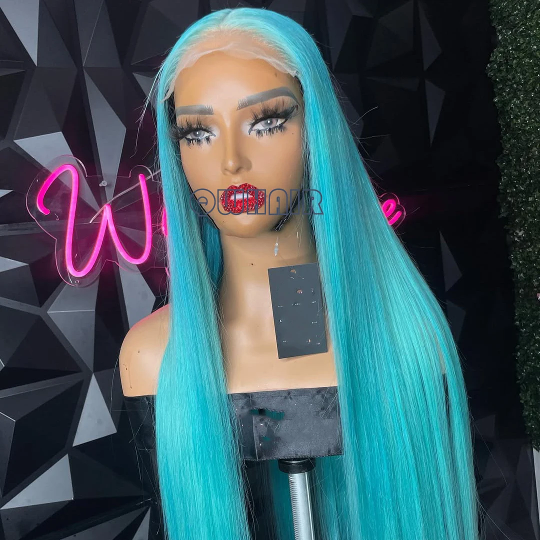 QW Silky Straight Blue Synthetic Lace Front Wigs for Women Hair 13X4 Lace Frontal Wigs Cosplay Glueless Heat Resistant Fiber
QW Silky Straight Blue Synthetic Lace Front Wigs for Women Hair 13X4 Lace Frontal Wigs Cosplay Glueless Heat Resistant Fiber